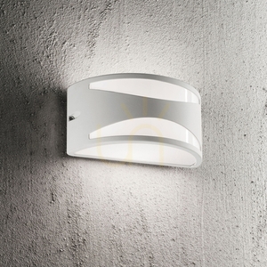 Kültéri fali lámpa Ideallux REX 213224 barna-fehér E27 IP44 Ø25 cm 1 Kültéri fali lámpa Ideallux REX 213224 barna-fehér E27 IP44 Ø25 cm small 1