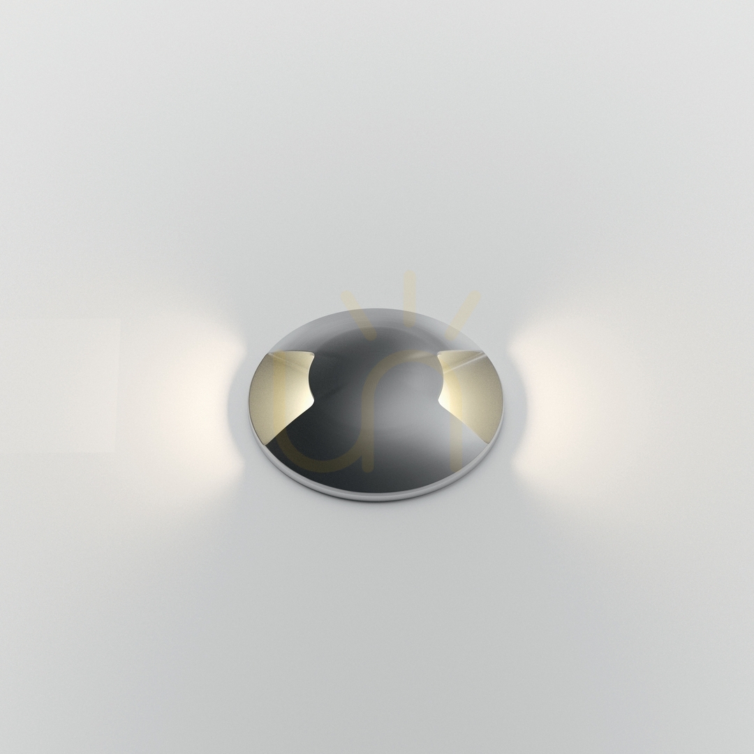 Kilátás Süllyesztett lámpatest Ideallux Rocket ezüst 2W LED 3000K IP67 Ø5,5 cm 371047 Süllyesztett lámpatest Ideallux Rocket ezüst 2W LED 3000K IP67 Ø5,5 cm 371047