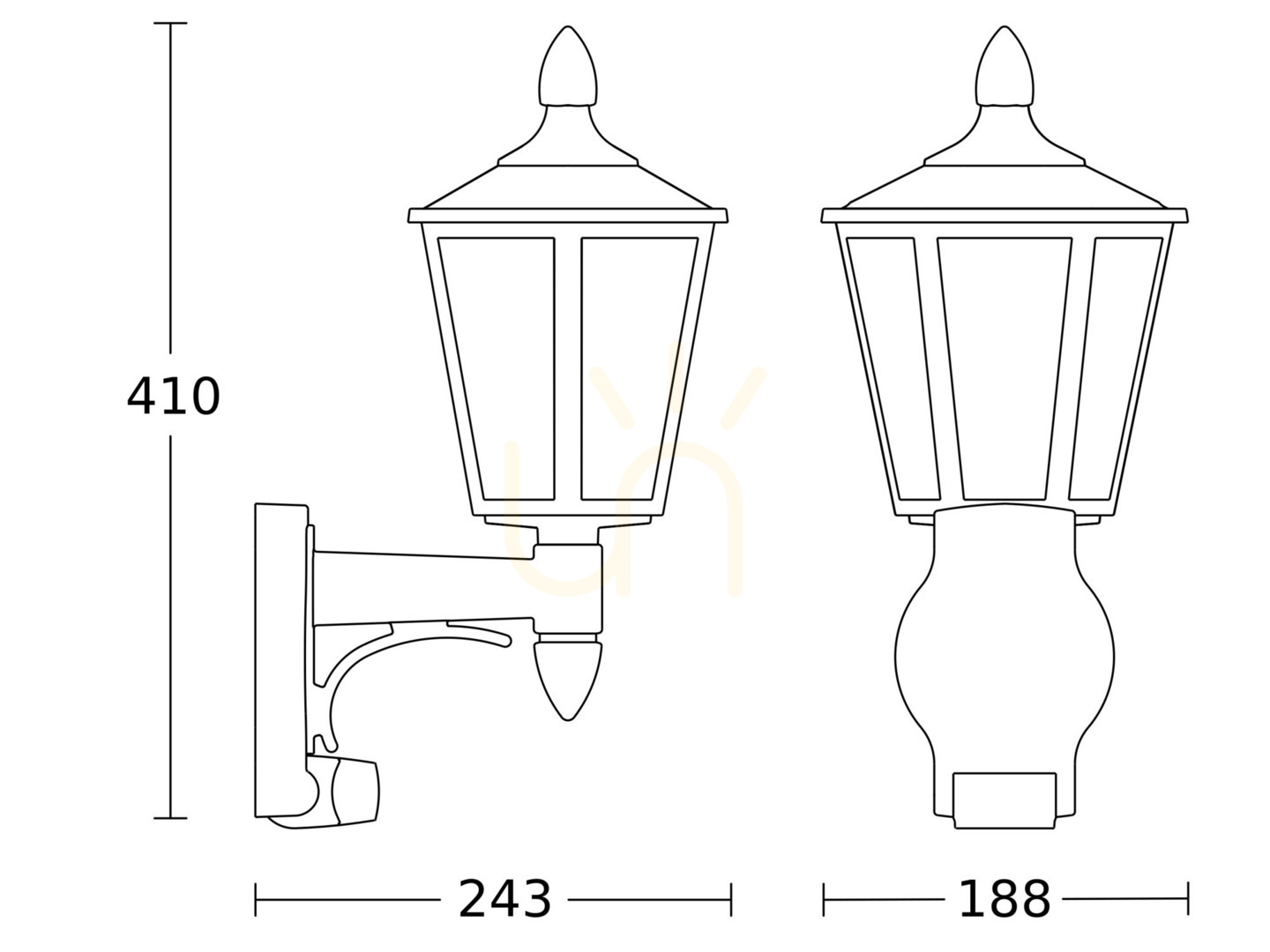 Jelölje be Homlokzati lámpa mozgás- és szürkületérzékelővel Steinel L 16 S PIR max.20W w Led E27 IP44 IK03 230V fehér / műanyag Homlokzati lámpa mozgás- és szürkületérzékelővel Steinel L 16 S PIR max.20W w Led E27 IP44 IK03 230V fehér / műanyag