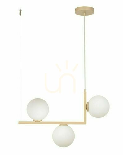 Jelölje be Függőlámpa Sigma Andy 3 arany bézs G9 52 cm 33610