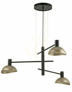 Függőlámpa Sigma Artis 3 fekete/arany E14 75 cm SKU 40567 small 0