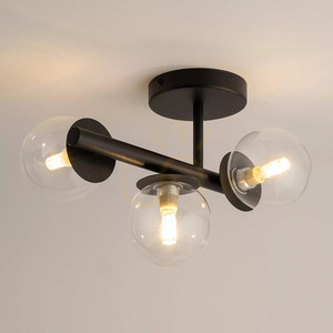 Plafond Sigma Avola 3 fekete üveg G9 12W 40794 small 1
