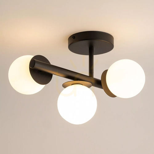 Jelölje be Plafond Sigma Avola 3xG9 fekete-fehér, 30 cm, SKU 40790