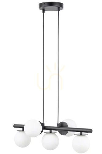 Jelölje be Függőlámpa Sigma Avola 5xG9 fekete-fehér 54 cm SKU 40787