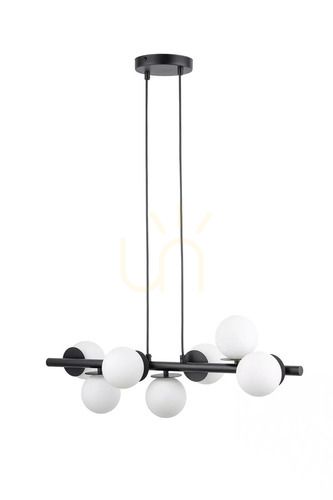 Jelölje be Függőlámpa Sigma Avola 7 gömb fekete-fehér G9 74 cm 40788