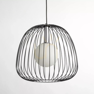 Függőlámpa Sigma Bell 1 fekete üveg G9 33 cm 40723 small 3