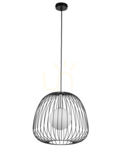 Függőlámpa Sigma Bell 1 fekete üveg G9 33 cm 40723 small 0