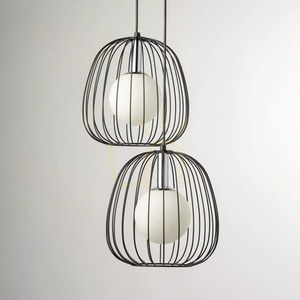 Függőlámpa Sigma BELL 2 fekete üveg-acél G9 SKU 40724 small 2