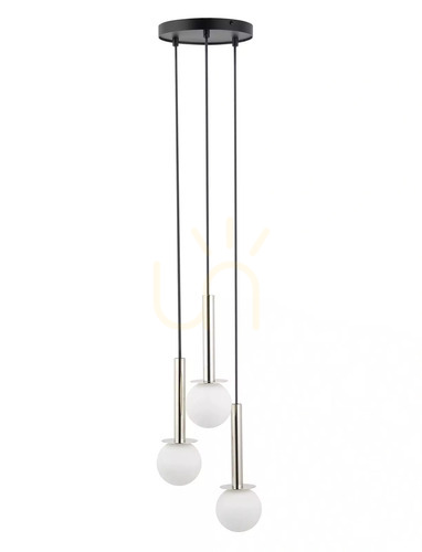 Jelölje be Függőlámpa Sigma Daisy 3 fekete/ezüst G9 12W 27 cm 40764
