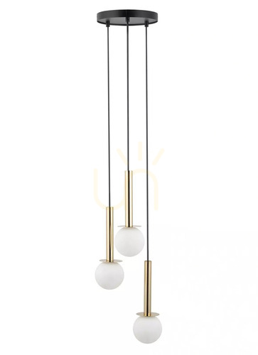 Jelölje be Függőlámpa Sigma DAISY 3 arany-fehér üveg G9 27 cm 40770
