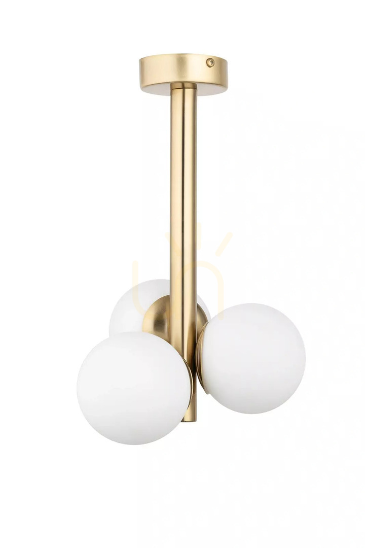Jelölje be Plafond Sigma PERLA LUX 3 ágú szatén arany fehér üveg 40776 Plafond Sigma PERLA LUX 3 ágú szatén arany fehér üveg 40776