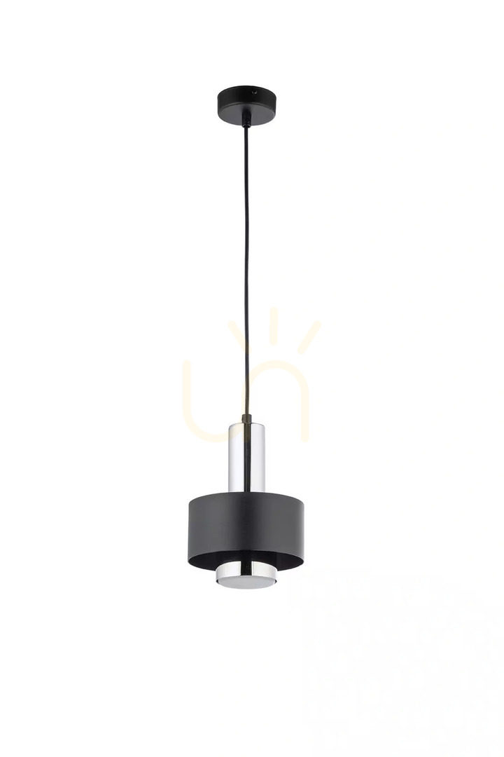 Jelölje be Függőlámpa Sigma RIF LUX 1 S fekete/ezüst GX53 12W 15 cm 40714 Függőlámpa Sigma RIF LUX 1 S fekete/ezüst GX53 12W 15 cm 40714