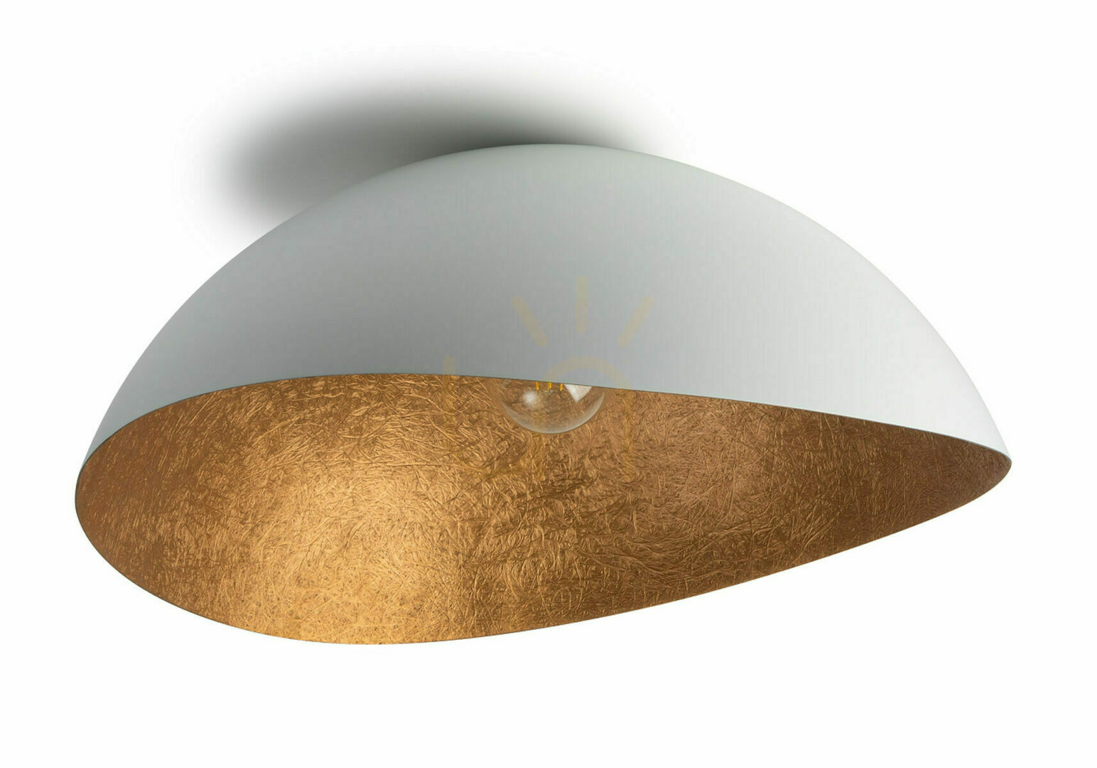 Jelölje be Plafond Sigma Solaris XL fehér-réz E27 15W SKU 40621 Plafond Sigma Solaris XL fehér-réz E27 15W SKU 40621