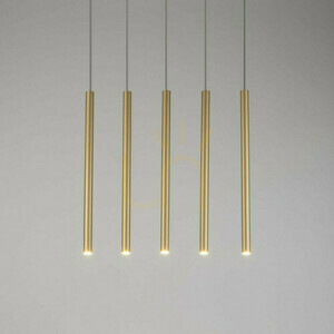 Függőlámpa Sigma Sopel 5 arany festett acél G9 60 cm SKU 33617 small 1