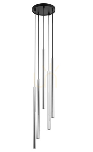 Jelölje be Függőlámpa Sigma SOPEL LUX 5 fekete/ezüst G9 20 cm 40732