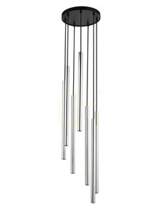 Függőlámpa Sigma SOPEL LUX 7 fekete ezüst G9 25 cm 40734 small 0