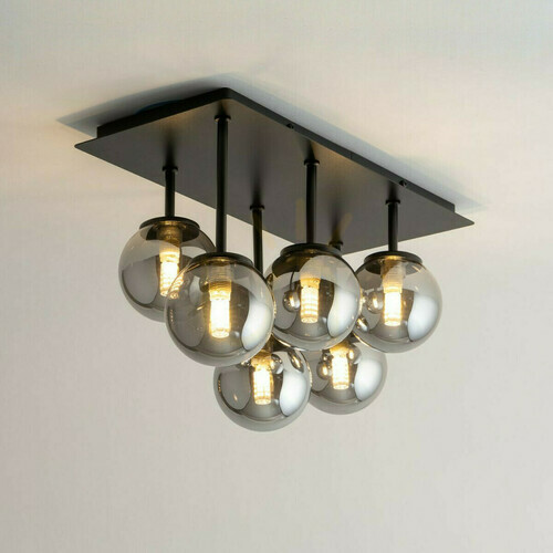 Jelölje be Plafond Sigma Tulia 6 fekete G9 42 cm 33500