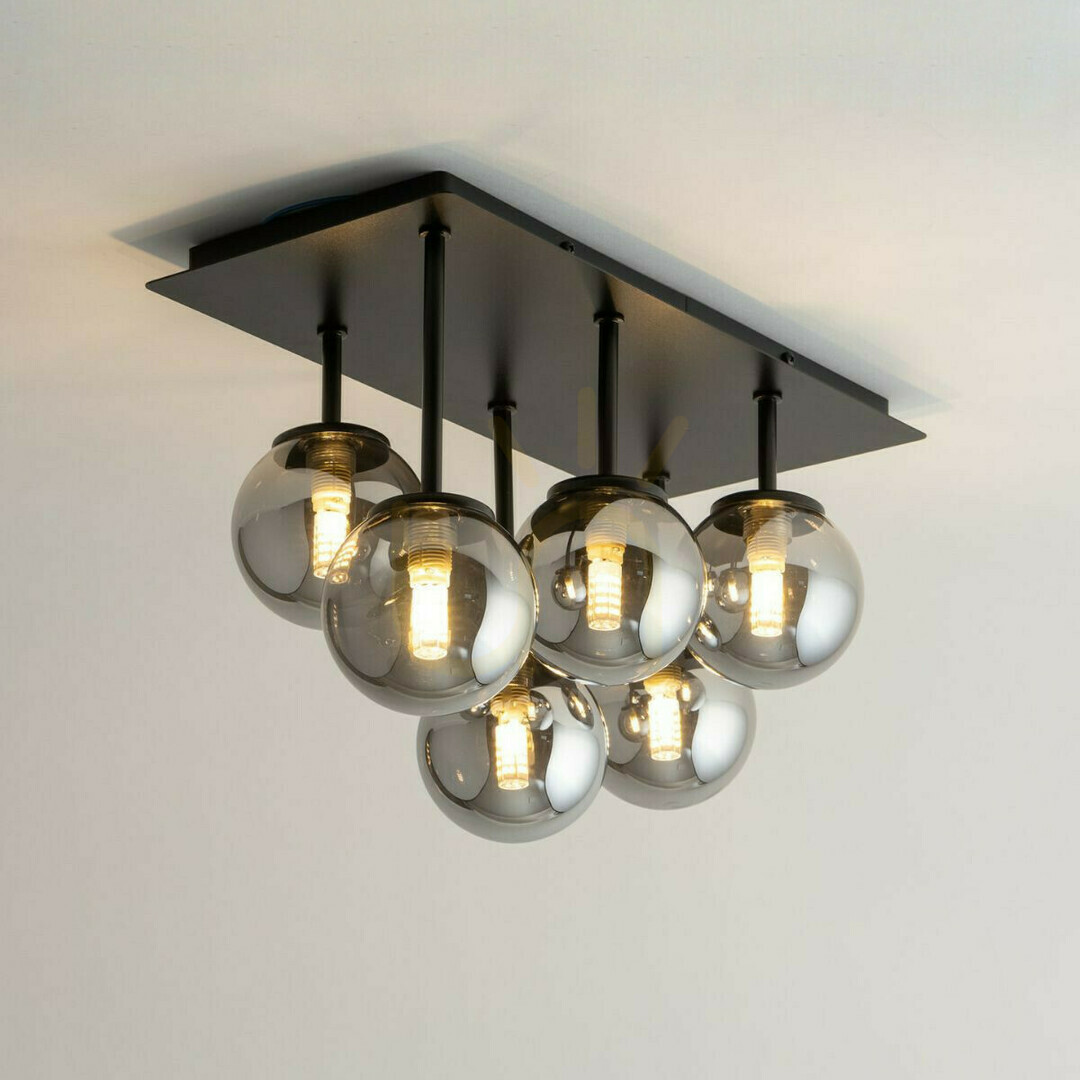 Kilátás Plafond Sigma Tulia 6 fekete G9 42 cm 33500 Plafond Sigma Tulia 6 fekete G9 42 cm 33500