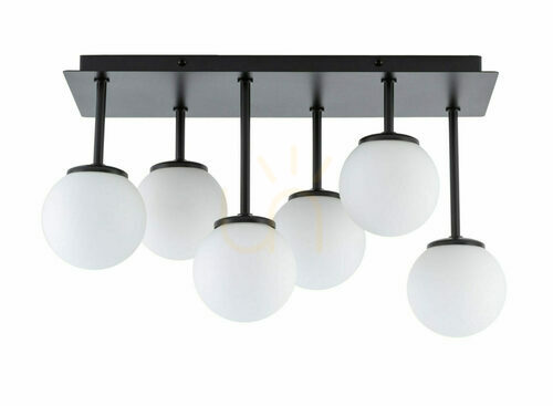 Jelölje be Plafond Sigma Tulia 6 fekete-fehér G9 42 cm 33501