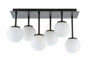 Plafond Sigma Tulia 6 fekete-fehér G9 42 cm 33501 small 0