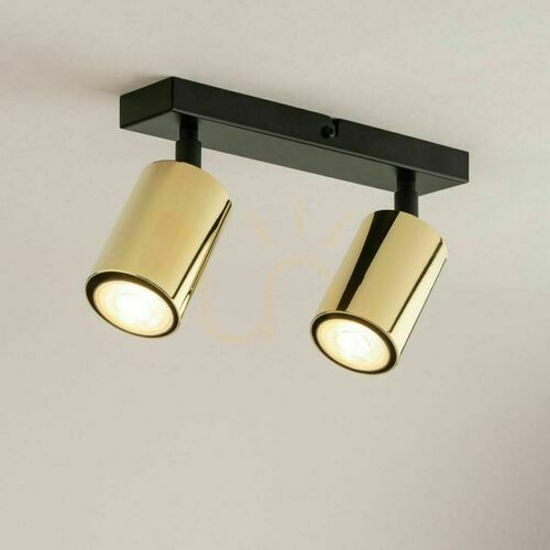 Jelölje be Plafond Sigma Zoom 2 fekete sárgaréz GU10 10W 33507