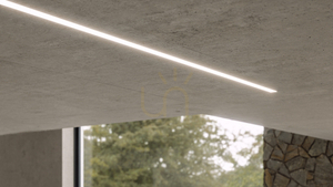 LED profil LUMINES típus TECO ezüst eloxált 1 m small 3