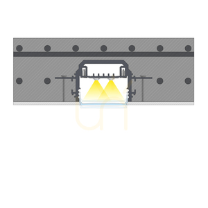 LUMINES TECO 10-1224-20 betonba építhető LED-profil, ezüst eloxált, 2,02 m small 7
