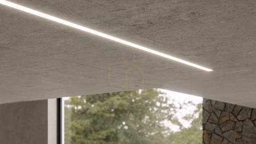 Jelölje be LUMINES TECO 10-1224-20 betonba építhető LED-profil, ezüst eloxált, 2,02 m