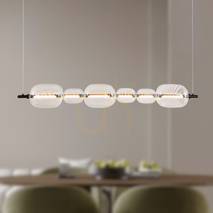 Candellux PLAYA 36-50533 függőlámpa, fekete, átlátszó üveggel, 17 W LED, 3000 K, 97 cm small 3