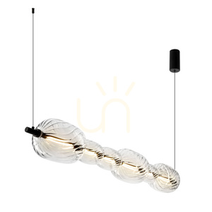 Candellux PLAYA 36-50533 függőlámpa, fekete, átlátszó üveggel, 17 W LED, 3000 K, 97 cm small 7