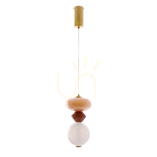Jelölje be FLORES barna 10W-os LED-es függőlámpa CANDELLUX 31-50632