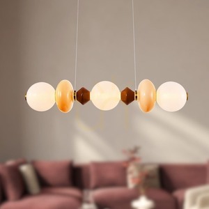 FLORES barna LED 20W-os függőlámpa CANDELLUX 33-50687 small 1