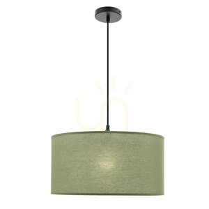 Candellux SHANTI 31-38654 függőlámpa, mentazöld búra 40 cm, fekete függeszték, E27 small 6