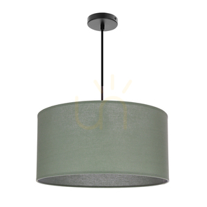 Candellux SHANTI 31-38654 függőlámpa, mentazöld búra 40 cm, fekete függeszték, E27 small 0