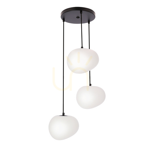 Jelölje be STONES függőlámpa fehér fekete E27 40W CANDELLUX 33-35172