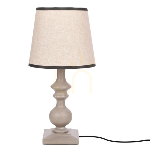 Jelölje be CARDINALE asztali lámpa szürke E27 40W CANDELLUX 41-37961