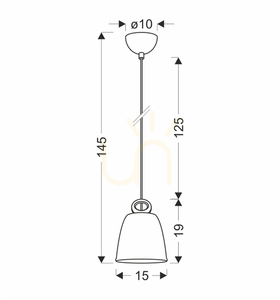 SEWILLA függőlámpa kék E27 40W CANDELLUX 50101144 small 4