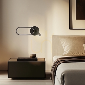 MONET fekete LED 13W-os fali lámpa CANDELLUX 22-35691 small 2