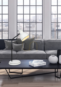Candellux ZUMBA 41-72078 fehér-fekete asztali lámpa E14 40 W small 1