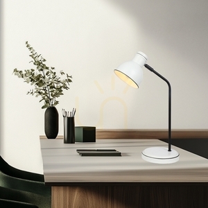 Candellux ZUMBA 41-72078 fehér-fekete asztali lámpa E14 40 W small 3