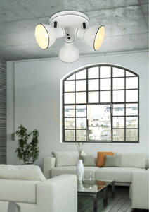 ZUMBA mennyezeti lámpa fehér fekete E14 3x40W CANDELLUX 98-72160 small 2