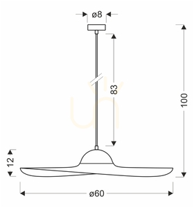 DECO fekete E27 40W-os függőlámpa CANDELLUX 31-38272 4 DECO fekete E27 40W-os függőlámpa CANDELLUX 31-38272 small 4