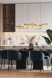ANNELI függőlámpa arany LED 45W CANDELLUX 34-35646 small 1