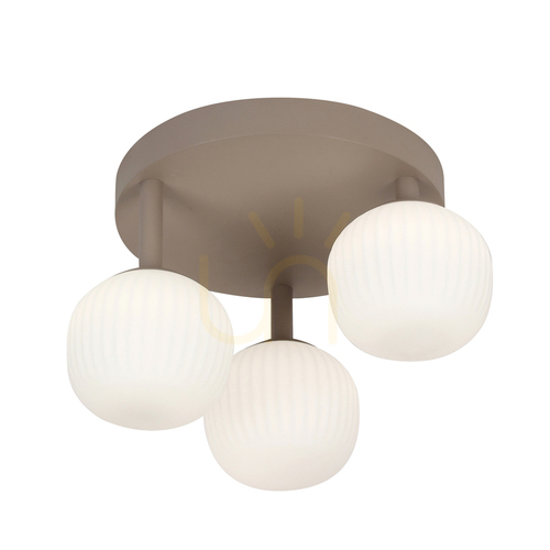 Jelölje be Italux Montes LED 3 pontos barna függőlámpa PLF-02217-3-BRO