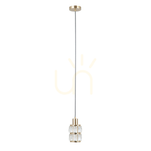 Italux aranysárga üveg kristály függőlámpa E27 10,5 cm PND-40668-1-HBR 1 Italux aranysárga üveg kristály függőlámpa E27 10,5 cm PND-40668-1-HBR small 1