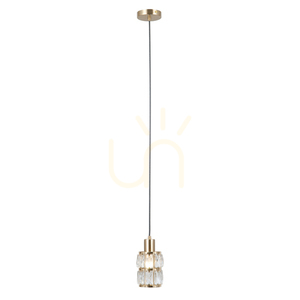 Italux aranysárga üveg kristály függőlámpa E27 10,5 cm PND-40668-1-HBR 0 Italux aranysárga üveg kristály függőlámpa E27 10,5 cm PND-40668-1-HBR small 0