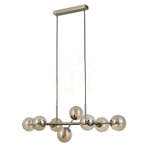 Italux LED függőlámpa barna borostyán üveg 8 fénypontos PND-2244-8A-AB 0 Italux LED függőlámpa barna borostyán üveg 8 fénypontos PND-2244-8A-AB small 0