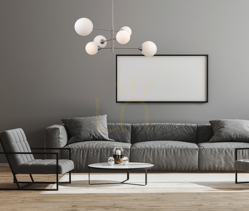 Jelölje be Italux Evora függőlámpa G9 6x5W ezüst-fehér PND-55342-6-SN