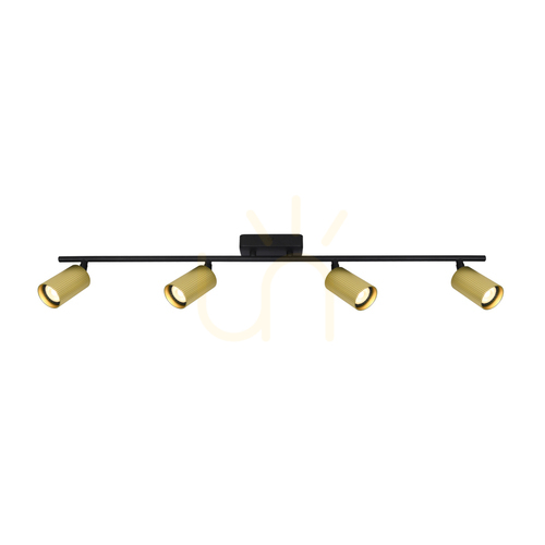 Jelölje be Italux 4-Égős Fekete GU10 LED Spotlámpa SPL-46829-4-BK