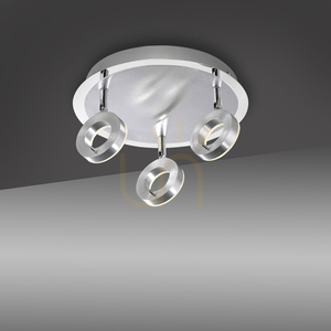 SILEDA plafond 6788-96 Ezüst 3xLED small 4
